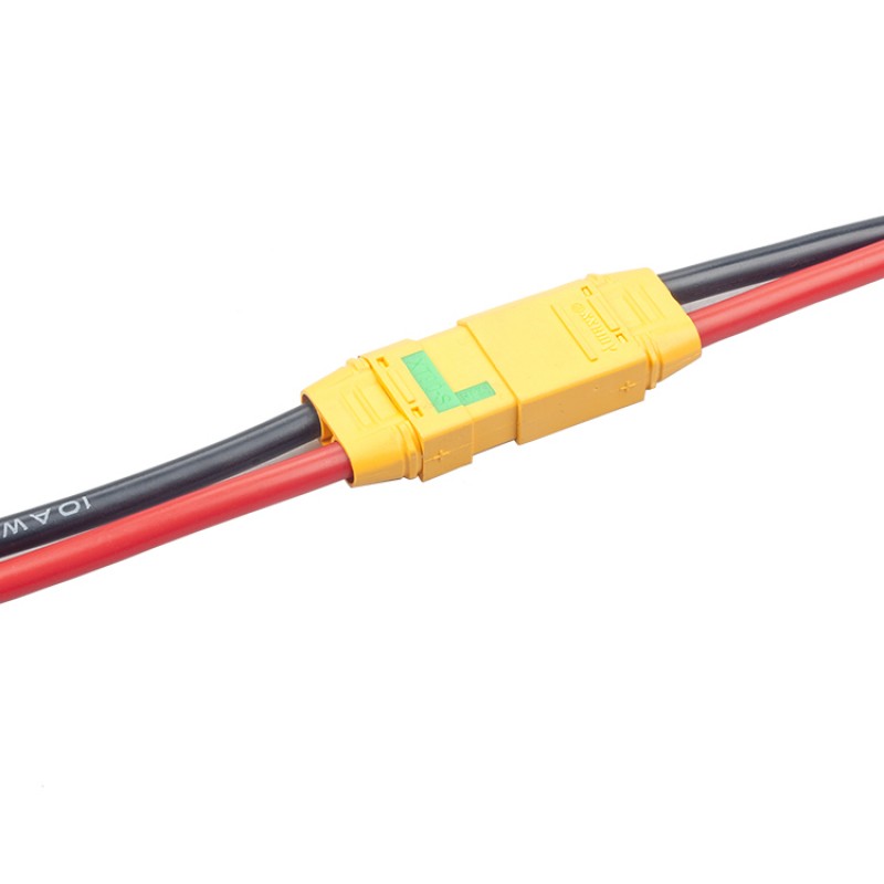 RJXHOBBY Anti Spark Male Female Set XT90-S Plug Connector With 150mm 10AWG Cable For RC Models Drone