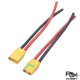 RJXHOBBY Anti Spark Male Female Set XT90-S Plug Connector With 150mm 10AWG Cable For RC Models Drone