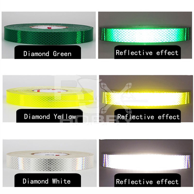RJXHOBBY 20mmx1000mm 3M Micro Prismatic Sheeting Reflective Tape for FPV drone