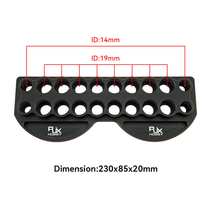 RJXHOBBY  Aluminium alloy Tools Rack Screwdriver Stand Holder for RC Model FPV 