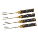 RJXHOBBY Hex Ball tip Screw driver Tools Kits 1.5mm / 2.0mm / 2.5mm / 3.0mm for RC Models Car Boat Airplane FPV 