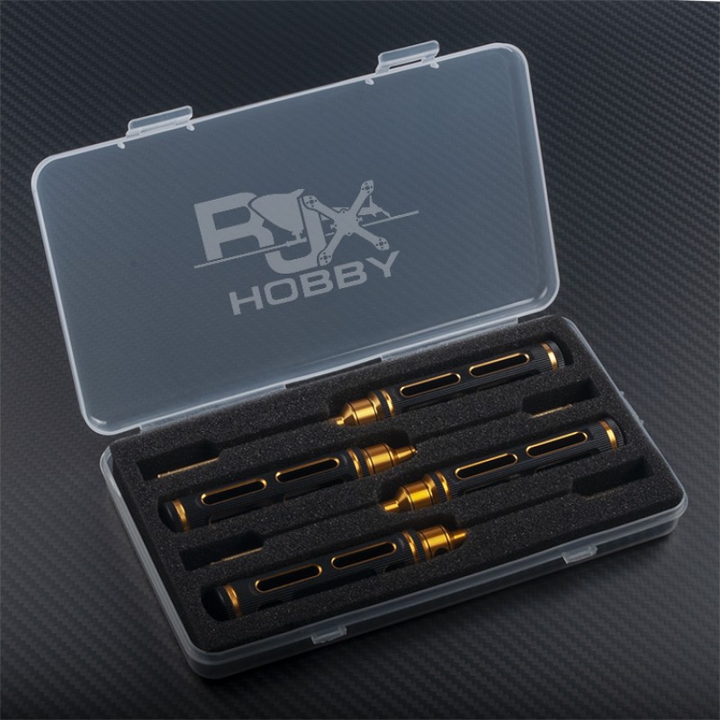 RJXHOBBY Hex Ball tip Screw driver Tools Kits 1.5mm / 2.0mm / 2.5mm / 3.0mm for RC Models Car Boat Airplane FPV 