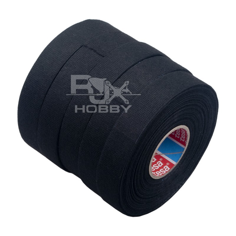 RJX 25meters Tesa cloth tape for wire harnessing, cloth self-adhesive car wiring, high/low temperature resistant