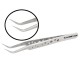 RJX High Precision 45° Curved Tweezer Stainless Steel  Cooling Hole Electronics Repair Hand Tools
