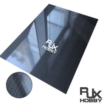 RJXHOBBY 3K 100% Full Carbon Fiber Sheet 600x500x0.5-10mm (Plain glossy)