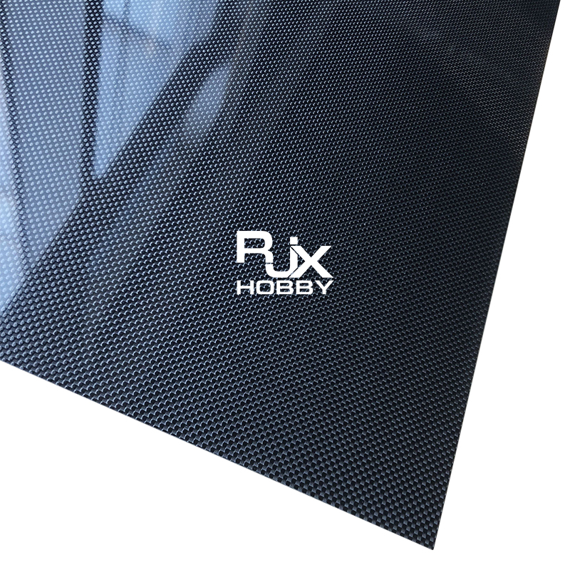 RJXHOBBY 3K 100% Full Carbon Fiber Sheet 600x500x0.5-10mm (Plain glossy)