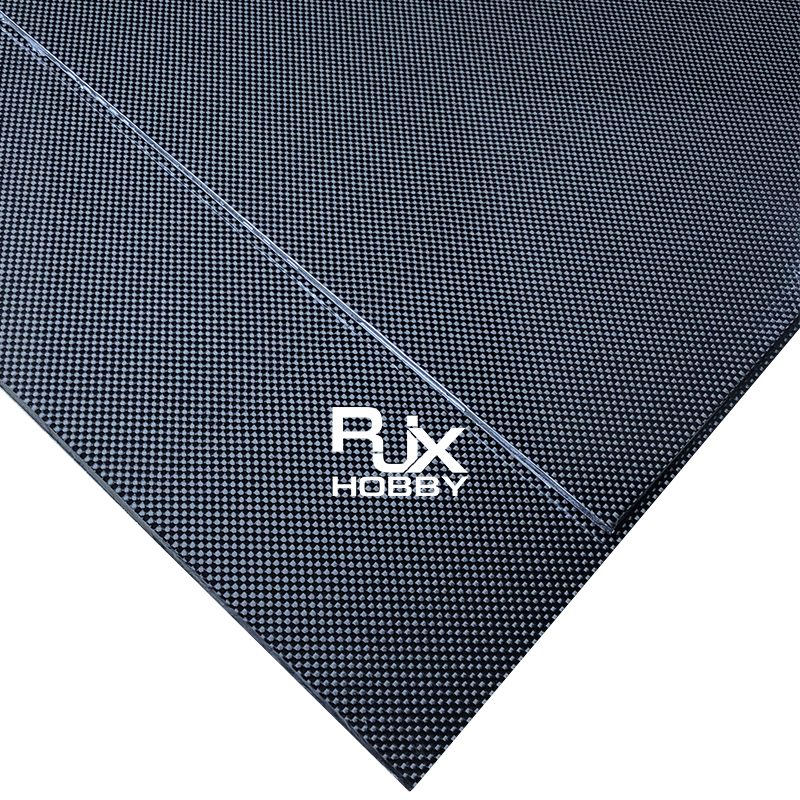 RJXHOBBY 3K 100% Full Carbon Fiber Sheet 600x500x0.5-10mm (Plain glossy)