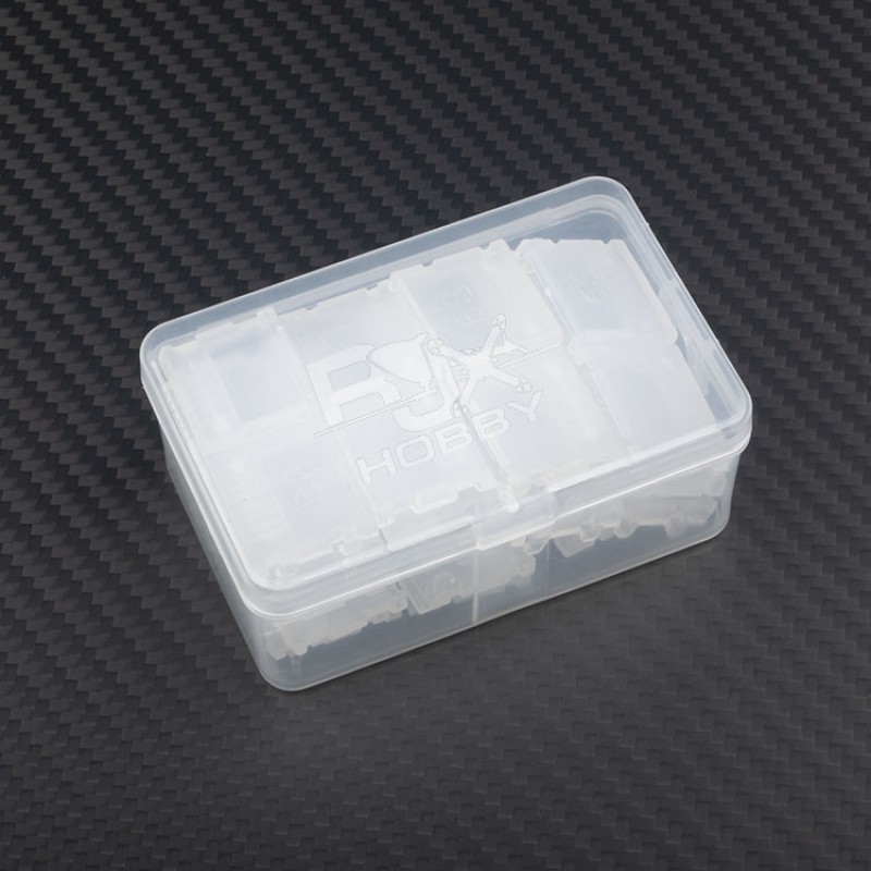 RJXHOBBY 20Pcs AB Clip Buckle LiPo Battery Balance Plug Connector Protector for 2S-6S Li-Po Battery