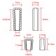 RJXHOBBY  Non-Slip Transmitter Switch Cover 10 Pack