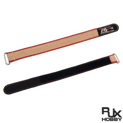 RJX Kevlar Battery Strap w/Metal Buckle– 2Pack(Width: 20mm Length: 150 /180 /200 /210 /220 /225 /230 /250/300/350/400mm ）