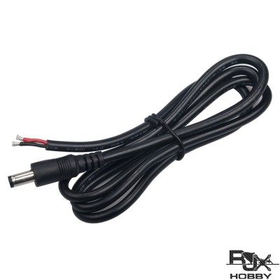 RJXHOBBY DC 5.5 *2.5mm Male Power Cable to Bare Wires 18AWG 