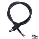 RJXHOBBY DC 5.5 *2.5mm Male Power Cable to Bare Wires 18AWG 