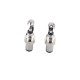 RJXHOBBY 2pcs DC 5.5 x 2.1mm  Power Solder Plug End Connection 