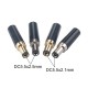 RJXHOBBY 2pcs DC 5.5 x 2.1mm  Power Solder Plug End Connection 