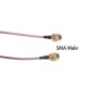 RJXHOBBY 1pcs RG316 15cm SMA Male to SMA Male with Connecting Line RF Coaxial Coax Cable Antenna Extender Cable Adapter Jumper