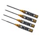RJX 4pcs Hollow Handle Hex Screw driver Tools Kit Set 1.5mm / 2.0mm / 2.5mm / 3.0mm for RC Models Car Boat Airplane