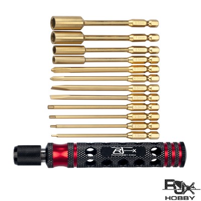 RJX 13in1 Hex Nut Phillips Flat Screwdriverfor RC Car helicopter FPV