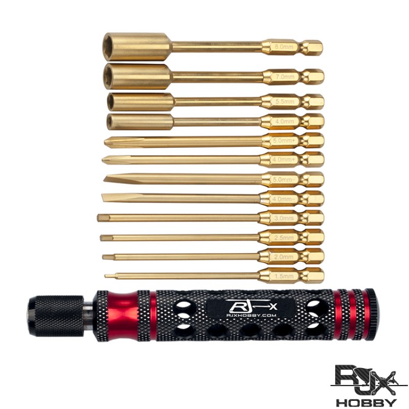 RJX 13in1 Hex Nut Phillips Flat Screwdriverfor RC Car helicopter FPV
