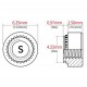RJXHOBBY M3 Stainless Steel Press nut
