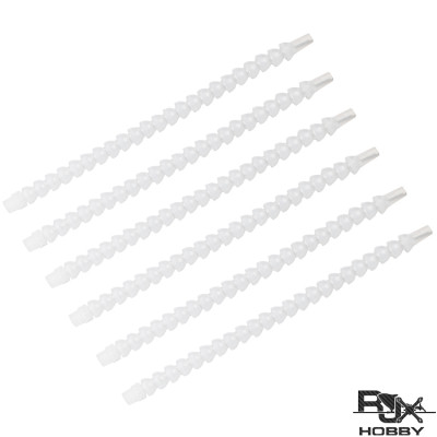 RJXHOBBY 6pcs 50cm Condenser Universal Lathe Machine Bamboo Water Pipe Plastic Cooling Plumbing Hoses