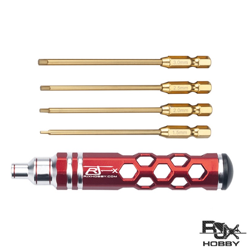 RJX 6.35mm 4 in1 Hex Screwdriver for RC Car helicopter FPV