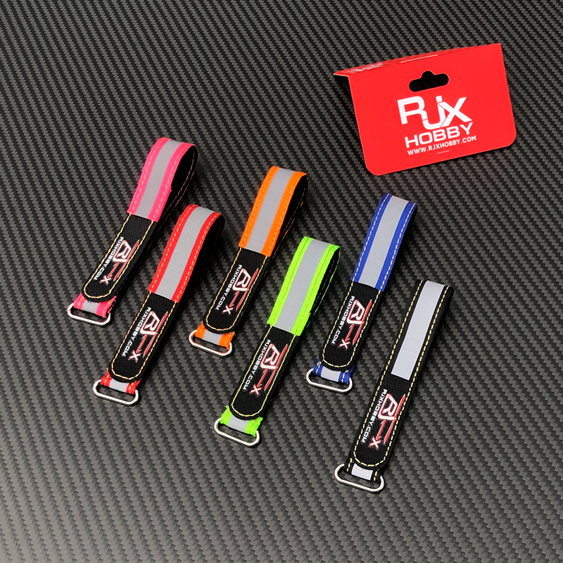 RJXHOBBY 2pcs Kevlar thread stitching Reflective Battery strap (Width: 20mm Length: 150 -400mm)