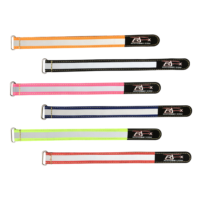 RJXHOBBY 2pcs Kevlar thread stitching Reflective Battery strap (Width: 20mm Length: 150 -400mm)