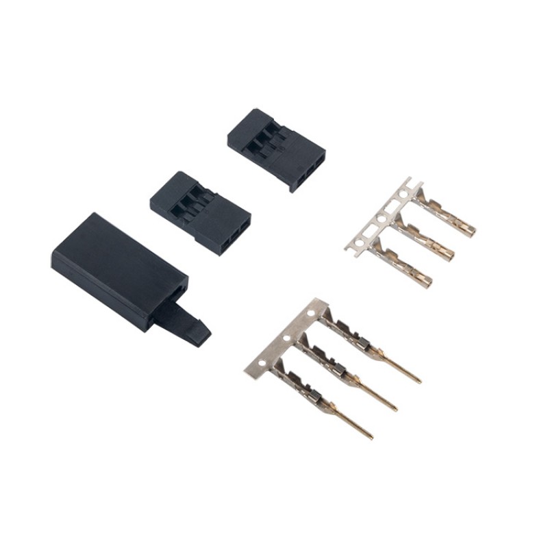RJX Futaba Servo Plug Set Gold Plated Male & Female