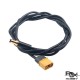 RJXHOBBY 1pcs XT60 Male to High Quality Gold Male DC 5.5mm X 2.1mm DC5521 Rubber Power Cable for T12 Electric Soldering Iron