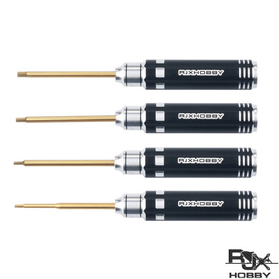 RJX 1.5 1.65 2.0 2.5mm Mini Titanium Alloy Hex Screwdriver for RC FPV
