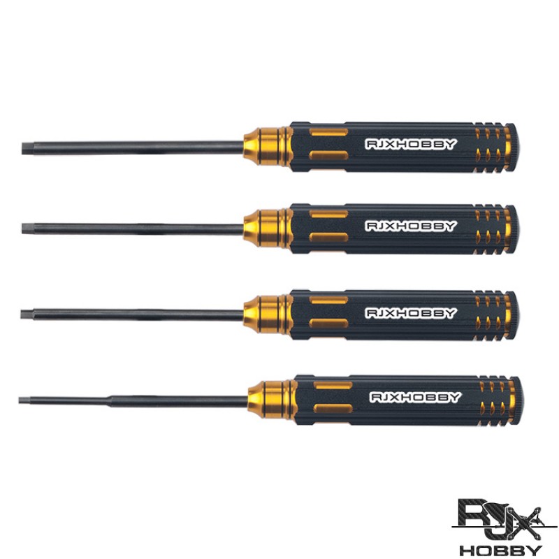 RJX Hex Screw driver Tools Kit 1.5mm / 2.0mm / 2.5mm / 3.0mm(Driver bit made by HSS)