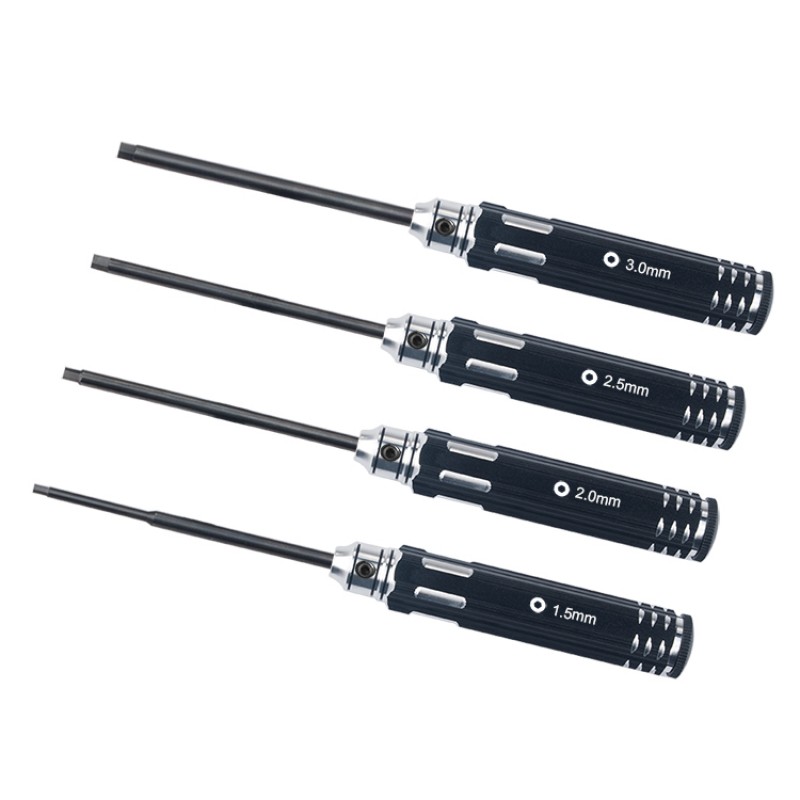RJX Hex Screw driver Tools Kit 1.5mm / 2.0mm / 2.5mm / 3.0mm(Driver bit made by HSS)