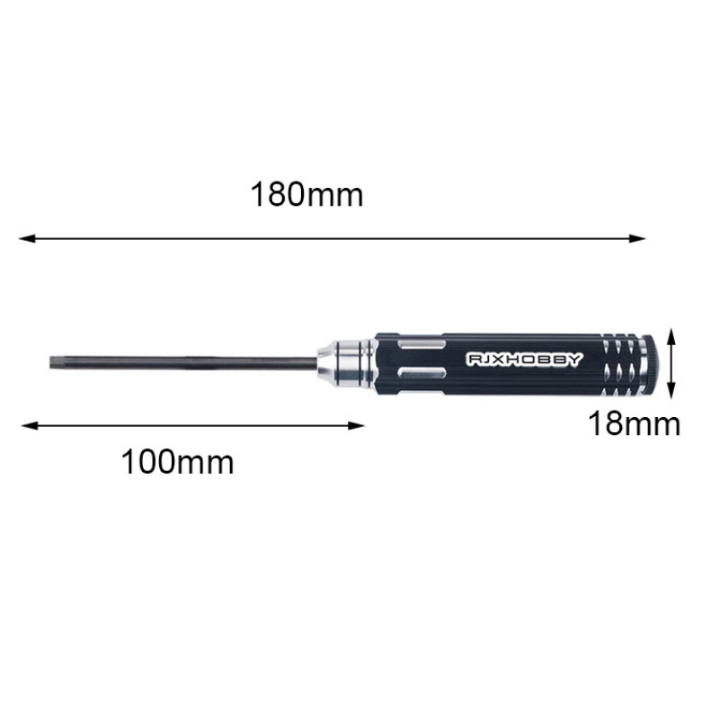 RJX Hex Screw driver Tools Kit 1.5mm / 2.0mm / 2.5mm / 3.0mm(Driver bit made by HSS)