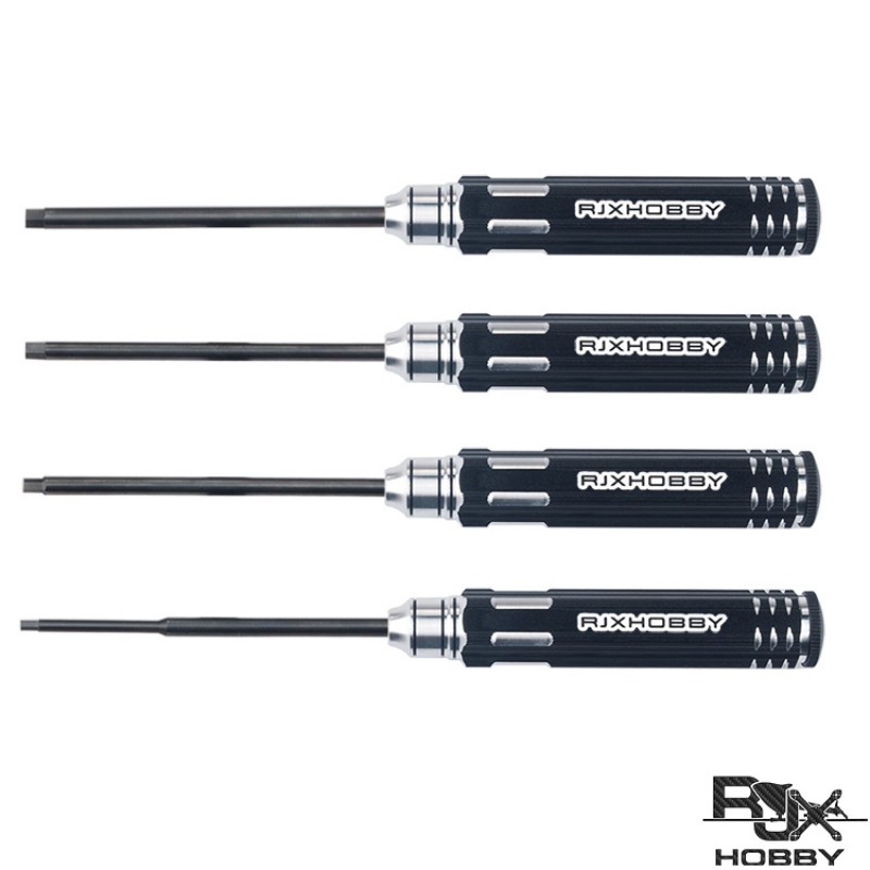 RJX Hex Screw driver Tools Kit 1.5mm / 2.0mm / 2.5mm / 3.0mm(Driver bit made by HSS)