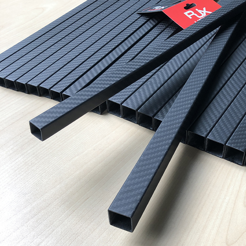 RJX 1pcs Square carbon fiber tube 