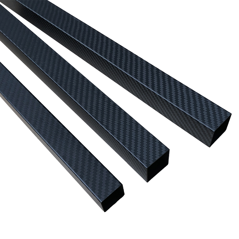 RJX 1pcs Square carbon fiber tube 