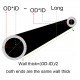 RJXHOBBY 1pcs Carbon Fiber Tapered Cone Shaped Tube