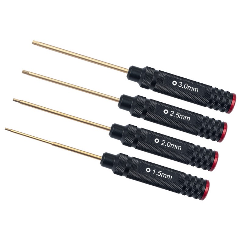 RJX Hex Screw driver Tools Kit 1.5mm / 2.0mm / 2.5mm / 3.0mm for RC Models Car Boat Airplane