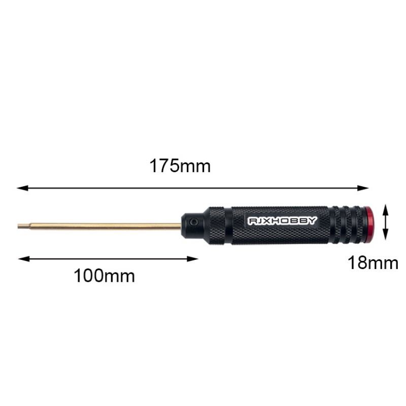 RJX Hex Screw driver Tools Kit 1.5mm / 2.0mm / 2.5mm / 3.0mm for RC Models Car Boat Airplane