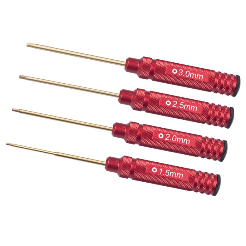 RJX Hex Screw driver Tools Kit 1.5mm / 2.0mm / 2.5mm / 3.0mm for RC Models Car Boat Airplane