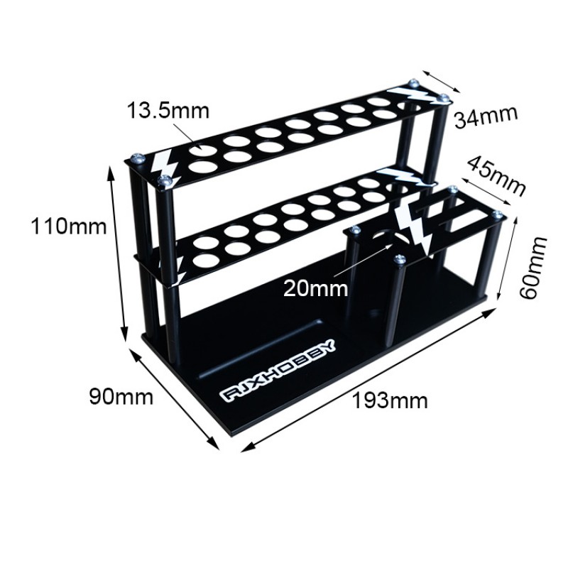 RJXHOBBY Aluminium alloy Tools Rack Screwdriver Stand Holder for RC Model FPV