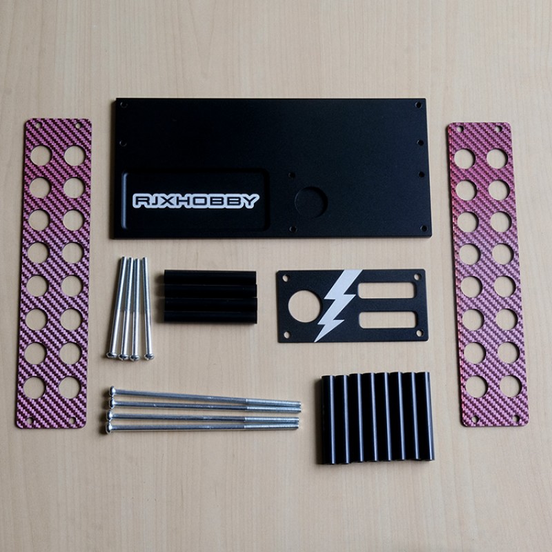 RJXHOBBY Carbon Fiber and Aluminium alloy Tools Rack Screwdriver Stand Holder for RC Model FPV