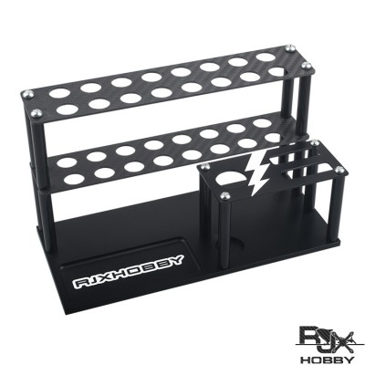 RJXHOBBY Carbon Fiber and Aluminium alloy Tools Rack Screwdriver Stand Holder for RC Model FPV
