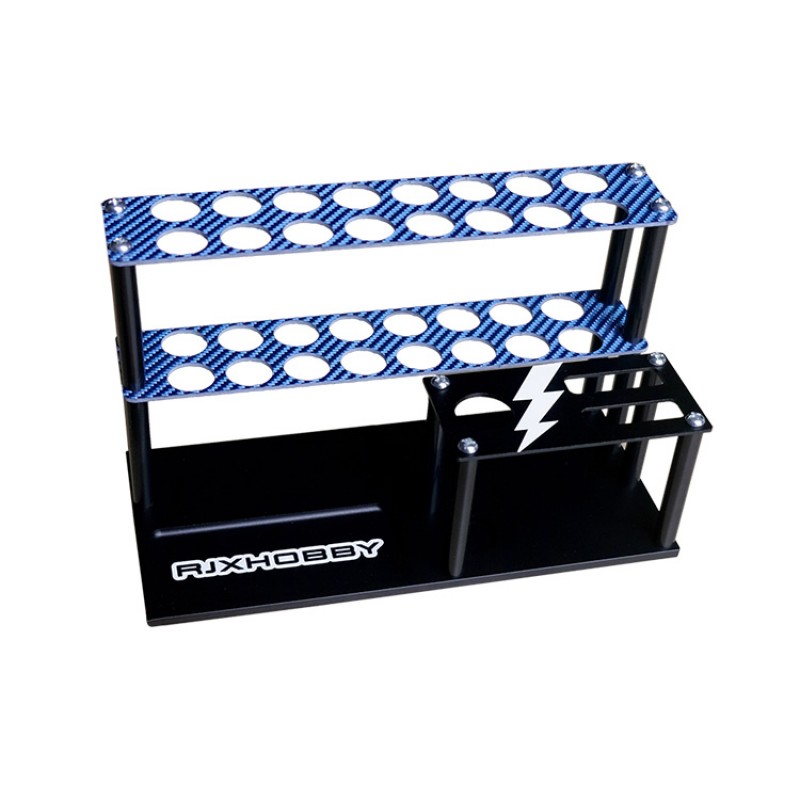 RJXHOBBY Carbon Fiber and Aluminium alloy Tools Rack Screwdriver Stand Holder for RC Model FPV