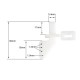 RJX 20 Sets KT Rudder Angle Four-Hole and Quick Adjustment Rocker KT Foam Chuck Airplane Aircraft Accessory