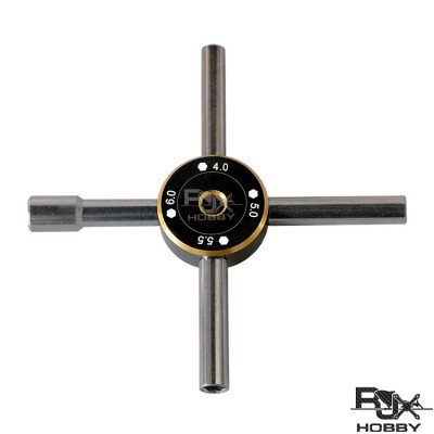 RJXHOBBY 4.0/5.0/5.5/6.0mm Hex Socket Wrench Spanner Nut Key Stainless Steel