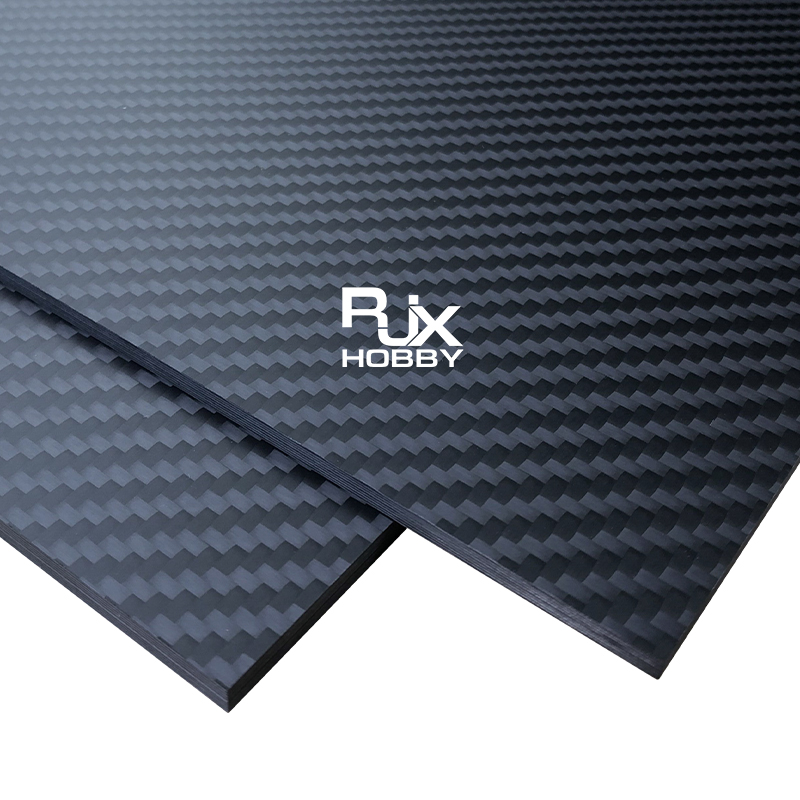 RJXHOBBY 1pcs 3K 100% Full Carbon Fiber Sheet 1000x1000x1.0-10mm(Twill matte)