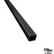 RJX 1pcs 1000mm Square Pultruded Carbon Fiber Tube Outside Square Inside Square OD:3-6mm