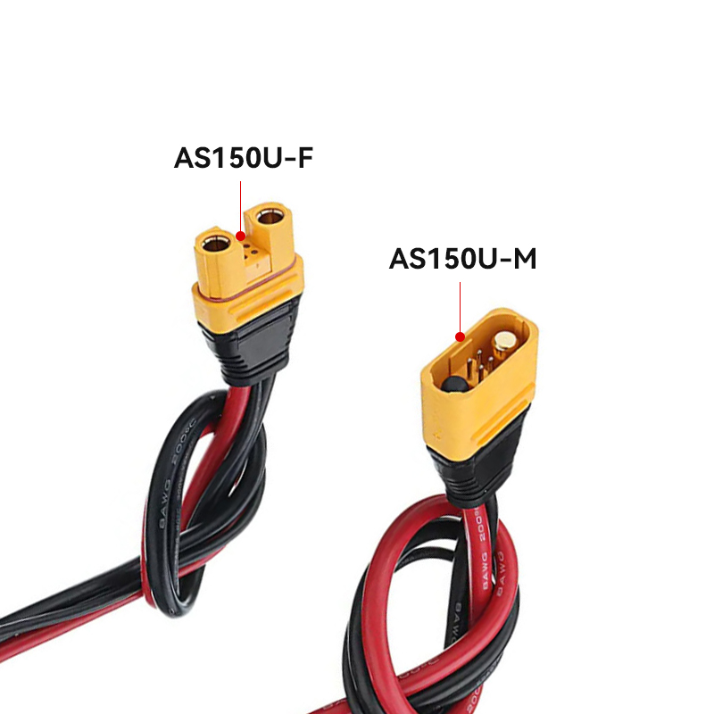 RJXHOBBY Amass AS150U Male/Female Plug Connector Resistance Adapter Cable