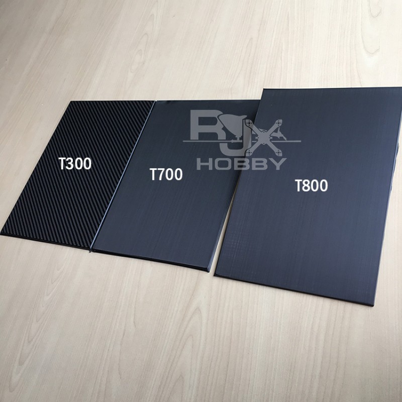 RJX T800 Carbon Fiber Sheet 500x400x0.5-5.0mm